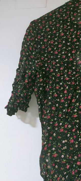 Blusa negra SAYLE estampada