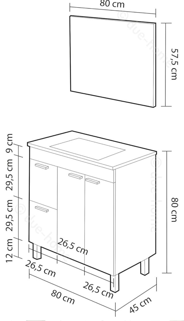 Mueble blanco solo Mueble