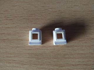 2 Finestre Lego 1x1x1 bianche