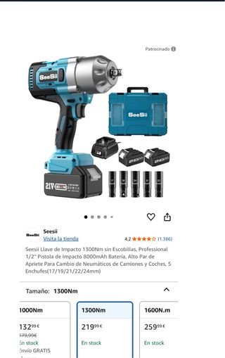 Pistola Impacto SeeSii 21V