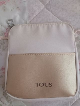 Bolso Tous niña blanco y dorado