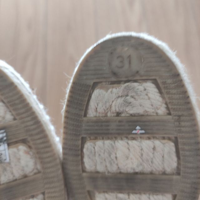 Alpargatas niña talla 31