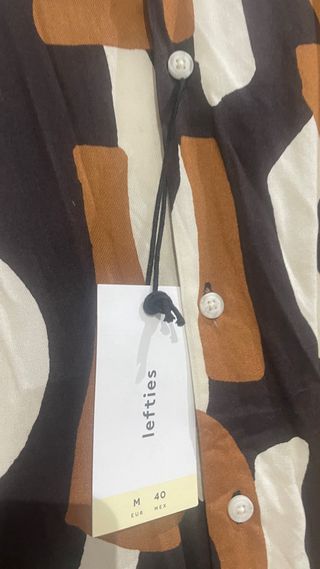 Camisa  hombre marrón-negra