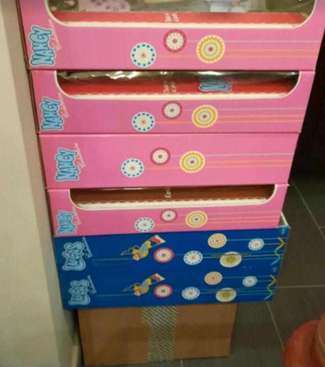 Scatole Nancy: Kenia/Festa in giardino/Scolastiche/Lucas