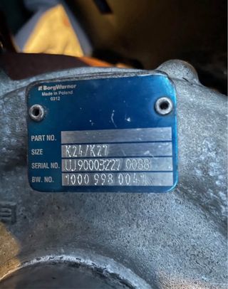 Turbo BorgWarner K24/K27 - Man
