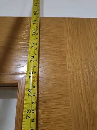 Puerta madera cristal 4 paneles