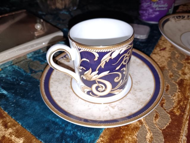 Set tazzine  The  Wedgwood blu e bianco