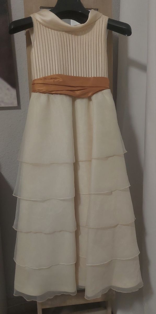 Vestido longo para menina de cerimônia tamanho 6