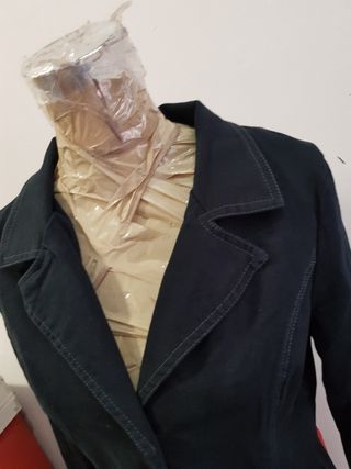 Chaqueta vaquera negra talla S