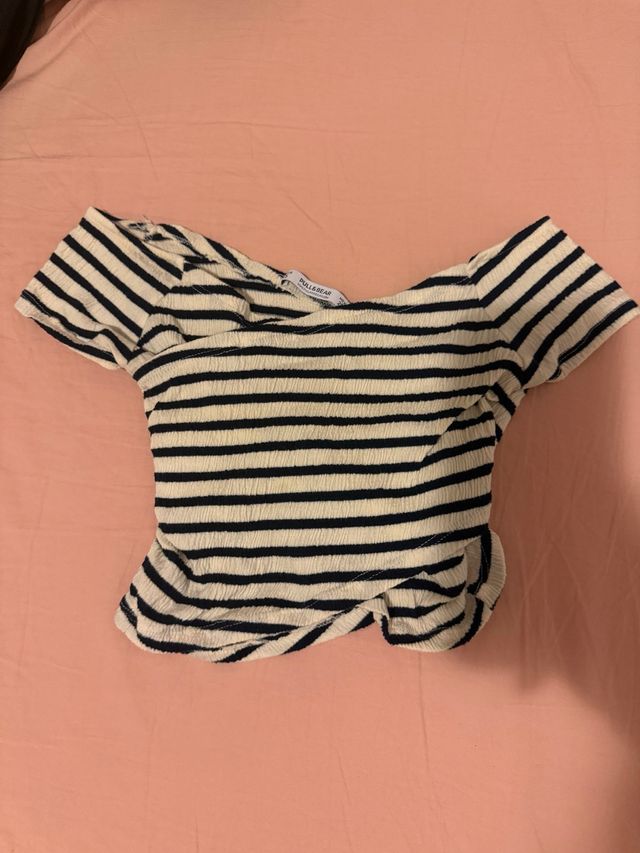 Top rayas pull&bear
