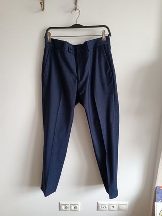 Traje Mango azul marino slim fit