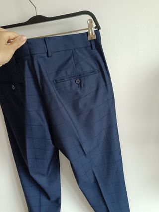 Traje Mango azul marino slim fit