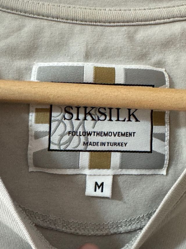 Camiseta SikSilk gris multicolor