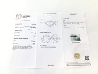 sello oro 18k con diamante de laboratorio