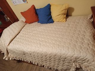 2 Colchas-Edredon beige "Don Edredón" Reig Marti