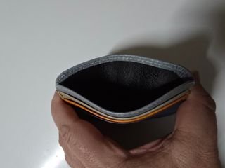 Porta-cartões Pele Genuína - Novo