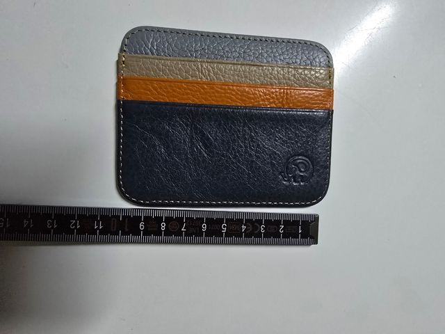 Porta-cartões Pele Genuína - Novo