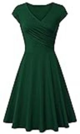 Vestido verde mujer - Talla M