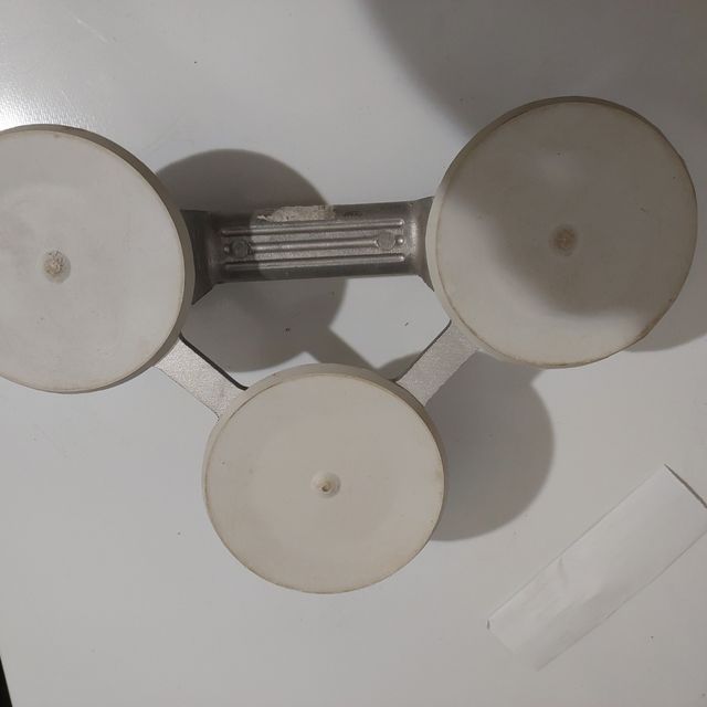 Ventosa triplice per vetro