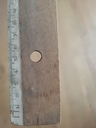 Righello legno vintage