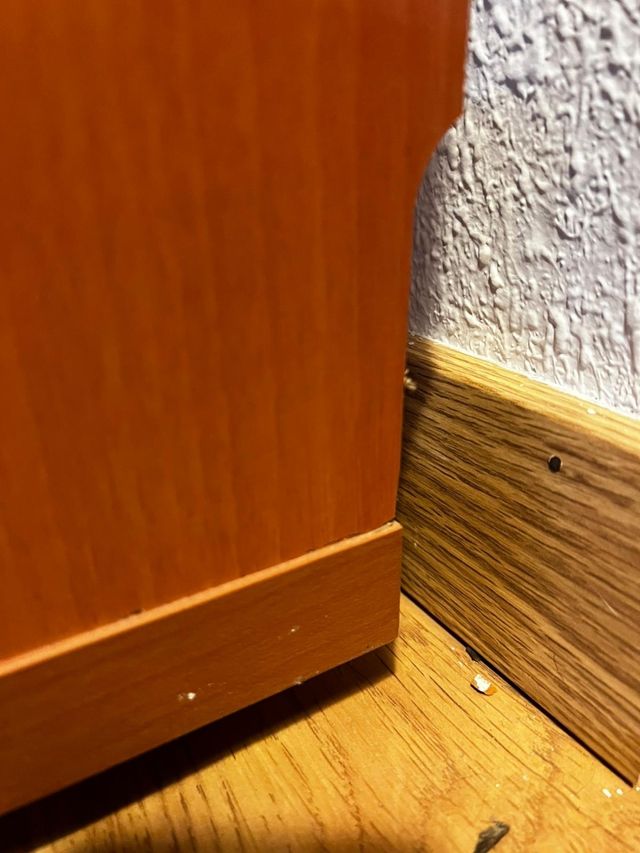 Estantería 12 baldas madera cerezo