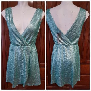 Vestido de fiesta de lentejuela nuevo talla S