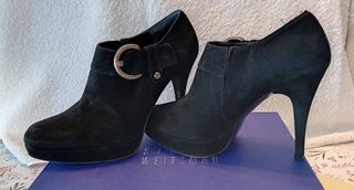 Zapato abotinado de ante  Stuart Weitzman  (n°38)