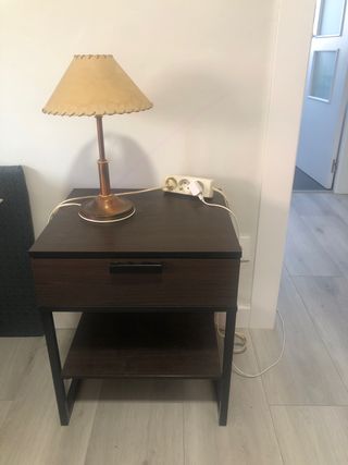 Mesilla noche IKEA - marrón oscuro