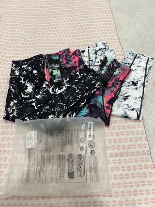 3 Mallas Deportivas Shein - estampadas