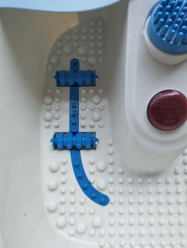 Spa pies Medisana azul y blanco