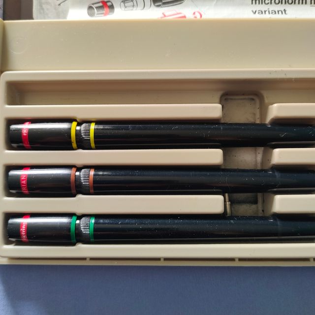 Rotring Micronic estuche 3 unidades