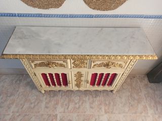 Mueble antiguo entrada mármol