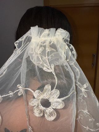 Vestido novia blanco - Talla m