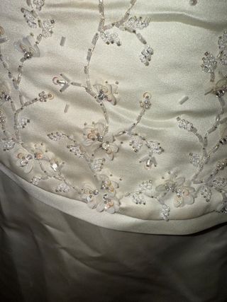 Vestido novia blanco - Talla m