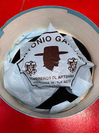 Sombrero cordobés negro
