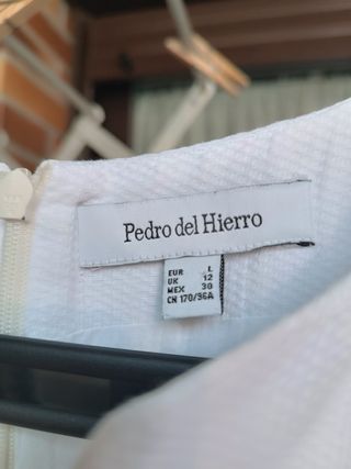 Vestido Maria Mare blanco y azul
