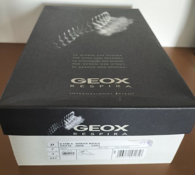 Sandalias GEOX azul - tacón