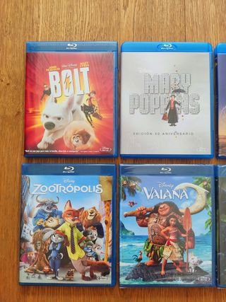 6 Películas Disney Blu-ray