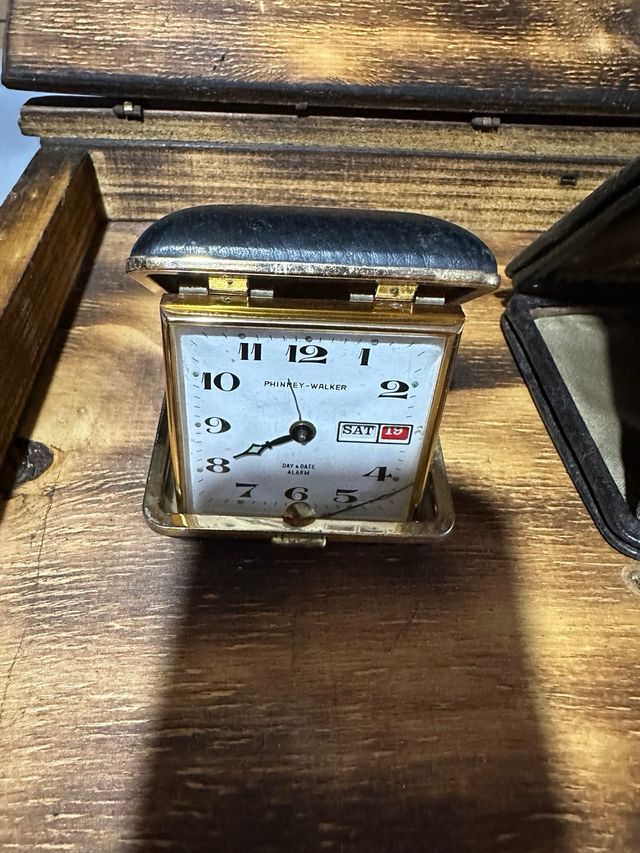 2 relojes viaje antiguos