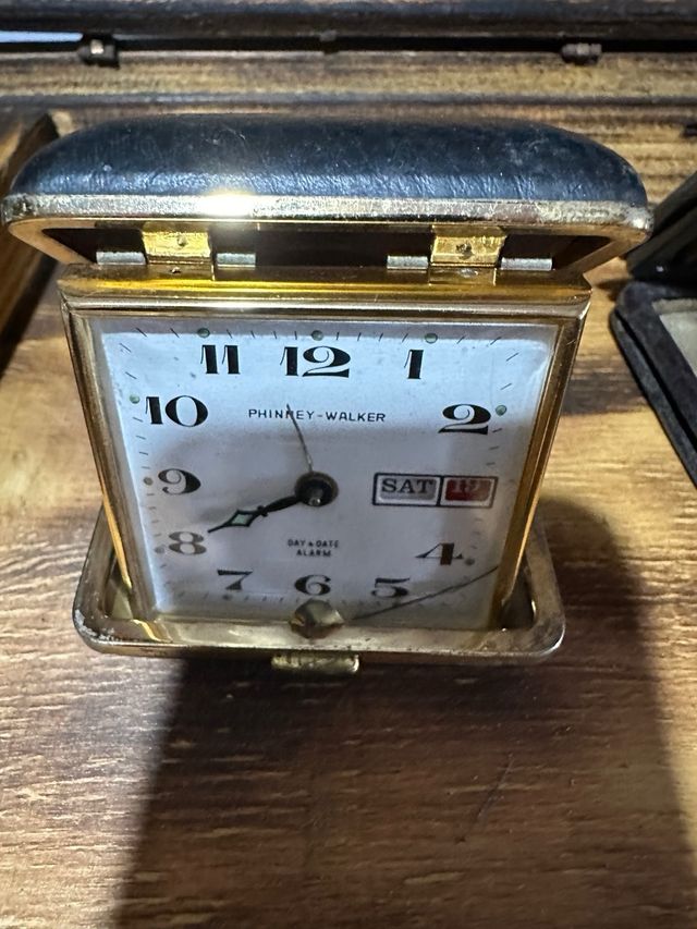 2 relojes viaje antiguos