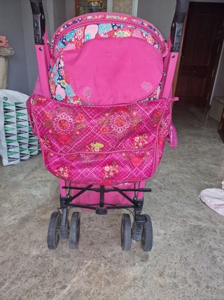 Bolso carrito bebé rosa