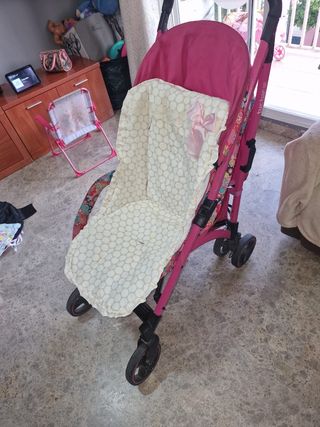 Bolso carrito bebé rosa