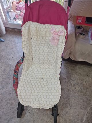 Bolso carrito bebé rosa