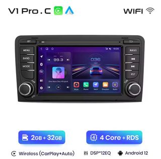 Radio Android 12 per Audi A3, 8P Sportback