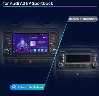 Radio Android 12 per Audi A3, 8P Sportback
