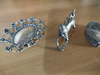 Set argento : Cavallo , centrotavola  Portapillole
