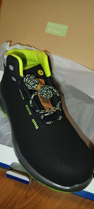 Botas seguridad Anibal - negras/verdes