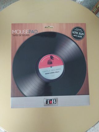 Alfombrilla ratón disco vinilo marca T'nB