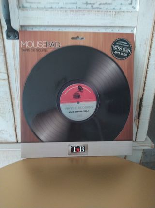 Alfombrilla ratón disco vinilo marca T'nB