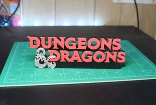 Letrero Dungeons & Dragons